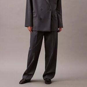 Calvin Klein Dark Gray Women's Trousers